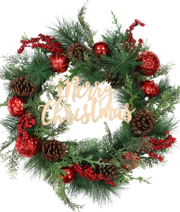 4803 DECOWREATH MERRY CHRISTMAS